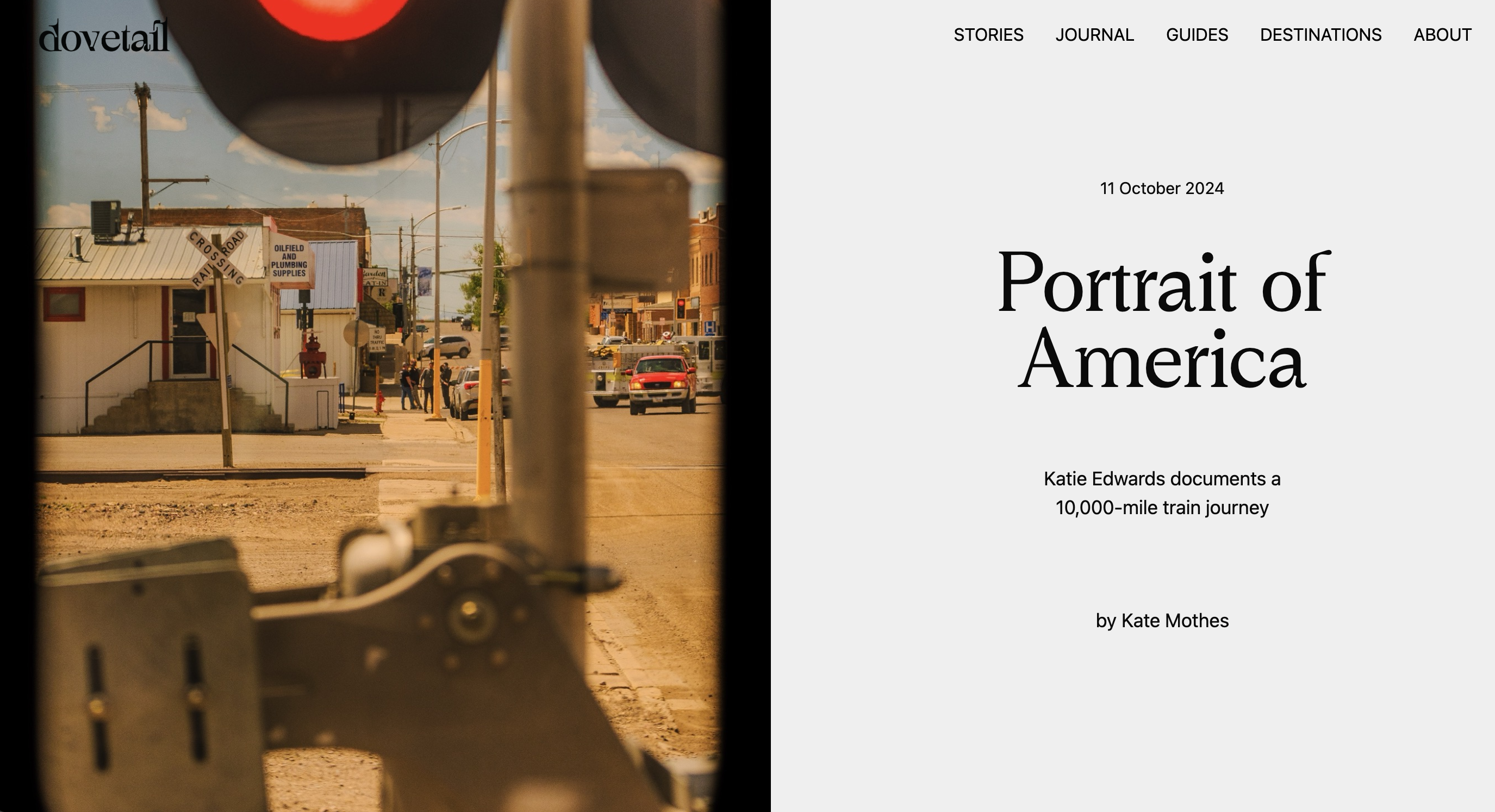 Dovetail, 11 October 2024