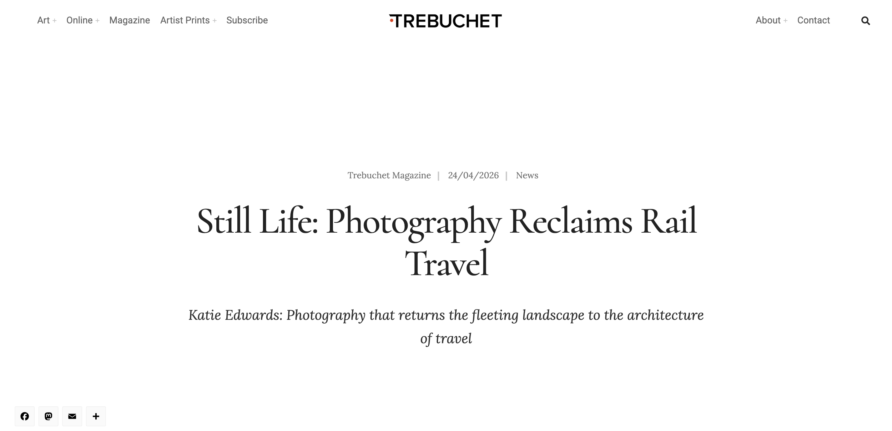 Trebuchet, 24 April 2026