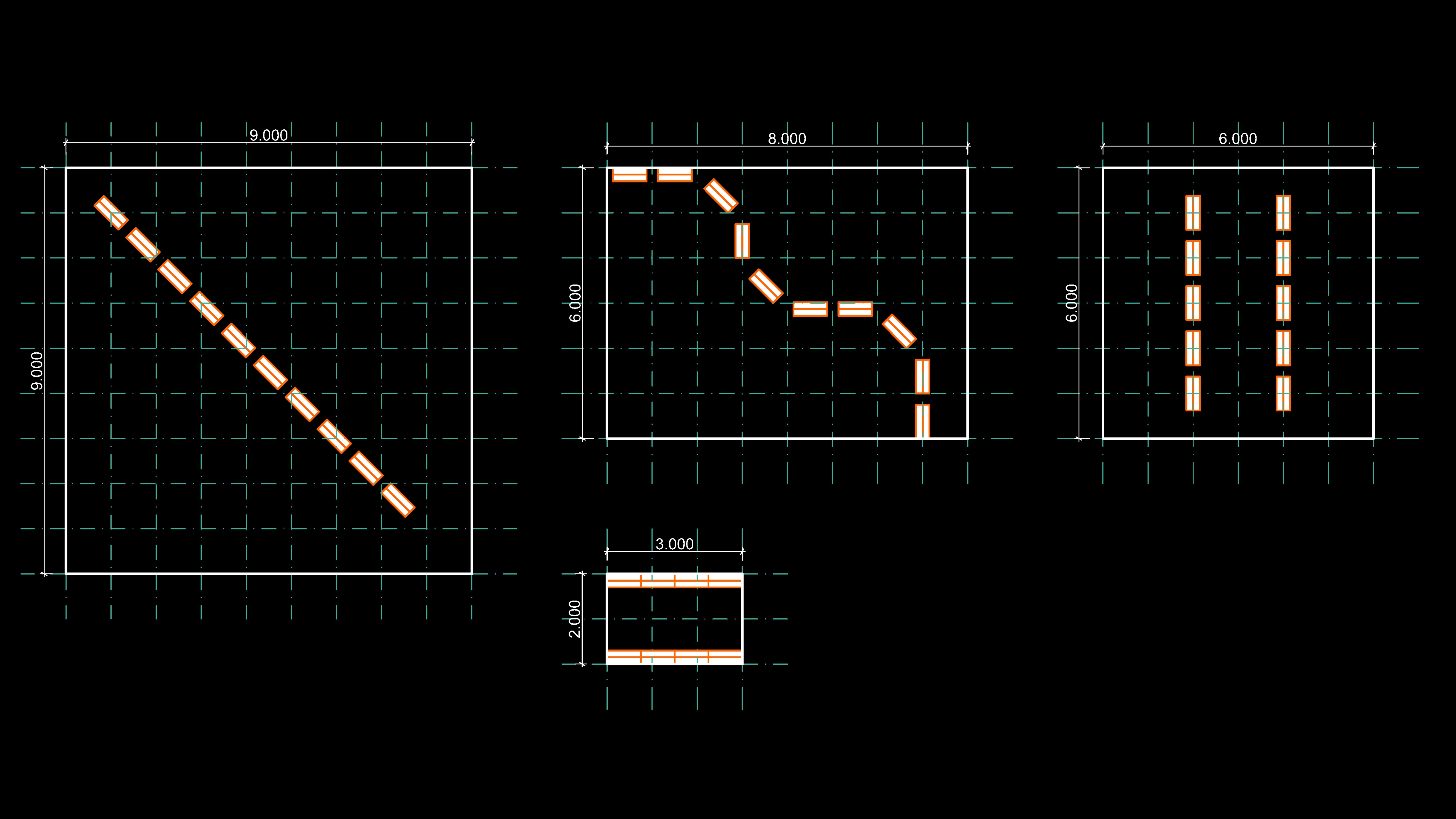 Modular Exhibition System technical drawing 2