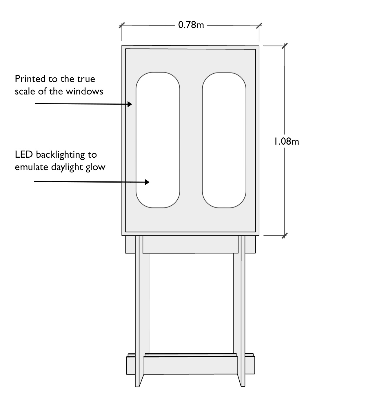 Modular Exhibition System technical drawing 5